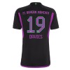 Officiële Voetbalshirt FC Bayern München Davies 19 Uit 2023-24 - Heren